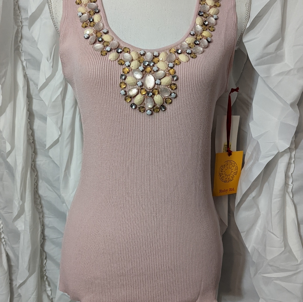 Ruby Rd. Beaded blouse - Picture 5 of 16